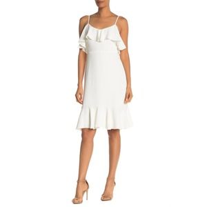 NWT Trina Turk Mosey Ruffled Flounce Dress Wedding